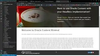 Build a Minimal Site in Next.js with Headless Oracle Content Management