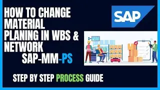 How to change material planning in WBS II How to change material planning in WBS Network activities