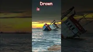 Difference between sinking and drowning #ytshorts #themodernlearning