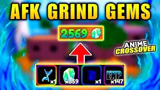 *FASTEST WAY* to Afk Farm Gems | Anime Crossover Defense