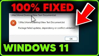 How to fix Package failed updates, dependency or conflict validation
