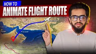 How to Create Animated Flight Routes on Mobile & PC/Laptop | HDsheet