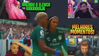 MELHORES MOMENTOS DOS STREAMERS JOGANDO FIFA!! 