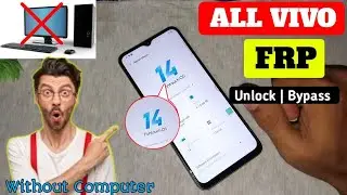 ALL Vivo Frp Bypass New Security Update Android 14 || New Solution Vivo Frp Unlock  || Without Pc