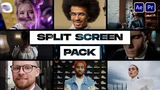 80+ Splitscreen Pack Graphics - After Effects & Premiere Pro Promo