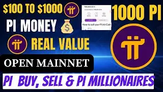 PI NETWORK MILLIONAIRE💯, PI NETWORK MAINNET LAUNCH, PI FUTURE, PI TRUE VALUE