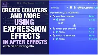 How to use expression effects and create counters in After Effects - Sean Frangella