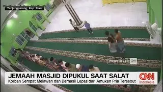 Jemaah Masjid Dipukul Saat Salat