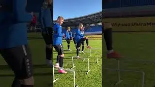 Тренировка на стадионе