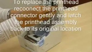 How to replace Printhead for TH2