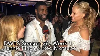 DWTS: Week 1 - Jennie Finch & Keo Motsepe