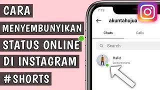 Cara Menyembunyikan Status Online di Instagram #shorts