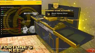 Black Market In Rebirths NEW Map! Buy Miniguns, Foresight, Specialist - Fortunes Keep