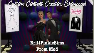 Sims 4 Custom Content Creator Showcase: BrittPinkieSims Prom Mod!