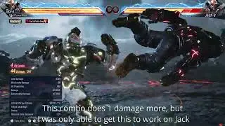 Tekken 8 - Jack DF2 Max Damage? (no heat)