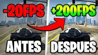 Como OPTIMIZAR y AUMENTAR FPS en GTA V para PC de Bajos Recursos🚀| Como Subir FPS en GTA V 2024