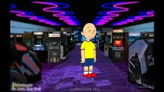 Caillou Sneaks To Chuck E Cheese's.