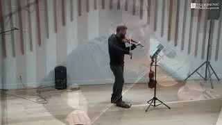 Johnny Gandelsman performs Tomeka Reid's new work for solo violin, 