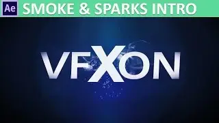 After Effects Smoke & Sparks Text Intro Tutorial