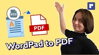 WordPad to PDF| How to Process It without Software/Offiline/Online?