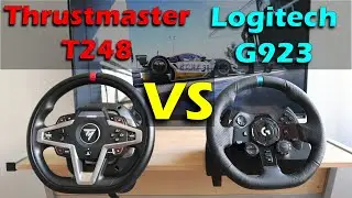 Thrustmaster T248 vs Logitech G923 Sim Racing Wheels full review and comparison