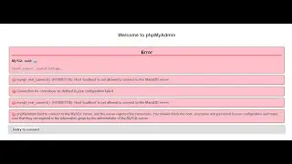 XAMPP  Error: My SQL PhpMyAdmin Access Denied Error | Solved | 100% Working Solution