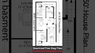 24 x 50 House plan | 24 BY 50 Ghar ka naksha | 24 x 50 House Plan | 24 X 50 kaa Map #shorts