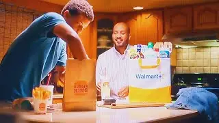 WALMART | BURGER KING | WALMART+ BURGER KING COMMERCIAL 2024 | IT'S WALMART PLUS BURGER KING