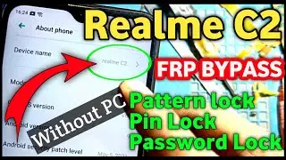 Realme C2 Frp Bypass Without Pc 2021|| Realme C2 Bypass Google Account 100% Working