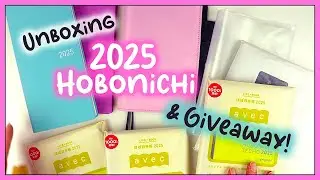 2025 Hobonichi Unboxing + GIVEAWAY! 🎁