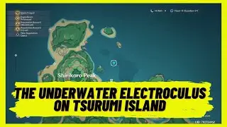 Genshin Impact 2.2 - How to get the Electroculus Underwater (Underground) on Tsurumi island