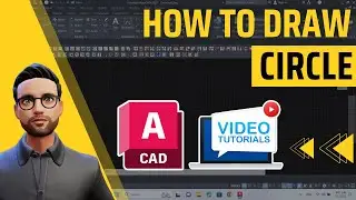 How to draw a Circle in AutoCAD - Full Tutorial