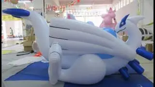 Hongyi customized inflatable sexy red and blue Lugia!