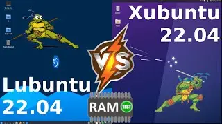 Lubuntu 22.04 vs Xubuntu 22.04: On RAM Usage