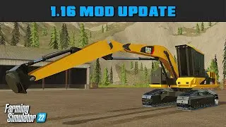 Mod Update 1.16 New CAT 325DFM + Fuel Truck & More! - Farming Simulator 2022 - FDR Logging