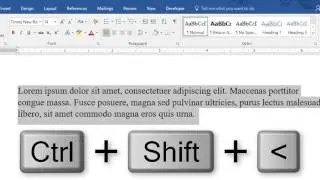 58. Using Keyboard Shortcuts to Change Font Size