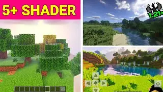 Best 5+ RTX Shader For Minecraft PE 1.21+ [Render Dragon] New Best Shader For MCPE | 2 GB 3 GB