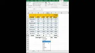 Easy way to do all calculations in one command in #excel #shorts