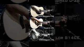 Martin vs Taylor vs Gibson | Oasis - Wonderwall