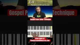 Gospel, piano stride technique