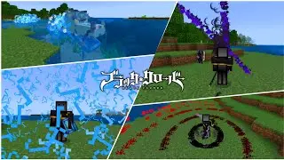 NEW! Black Clover Add-On/Mod For Minecraft PE! | Mine Clover! (1.20+)