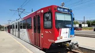 [4K] – Full Ride – Salt Lake City's UTA TRAX Blue Line – Southbound – Salt Lake Central – Draper