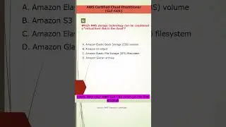 AWS Certified Cloud Practitioner Exam Dumps | Exam Practice #shorts