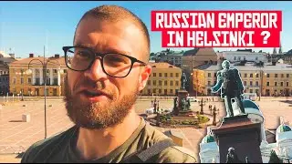 Why theres a Russian Emperor in the center of Helsinki?