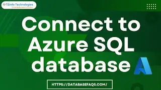 How to Connect to Azure SQL database from SQL server management studio + PowerShell