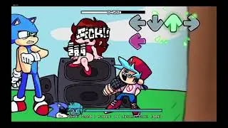 FNF Heart Attack Rampage - Tug O' War but TGT Sonic and Boyfriend sing it