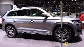 2018 Skoda Kodiaq TDI L&K  Exterior and Interior Walkaround  2018 Geneva Motor Show