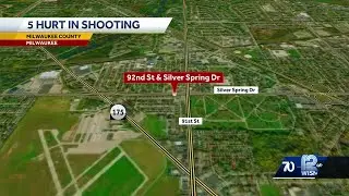 5 teenagers shot Sunday morning in Milwaukee