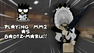 PLAYING MM2 AS BADTZ-MARU + KEYBOARD ASMR