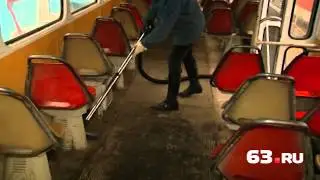 Самарские трамваи «приняли душ»